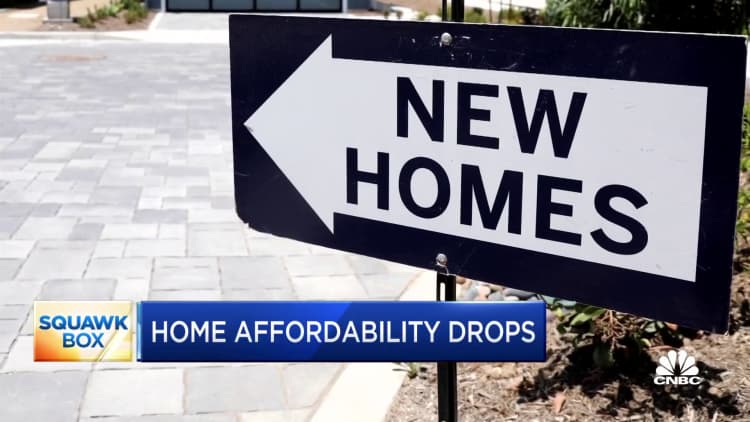 Home affordability drops to lowest level in 13 years