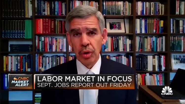 Market is starting to realize inflation is not as transitory as thought: El-Erian