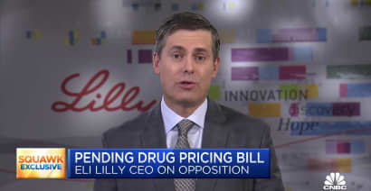Drug pricing bill would 'fundamentally restructure' company: Eli Lilly CEO
