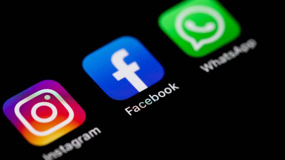 Facebook Instagram Whatsapp Social Media apps