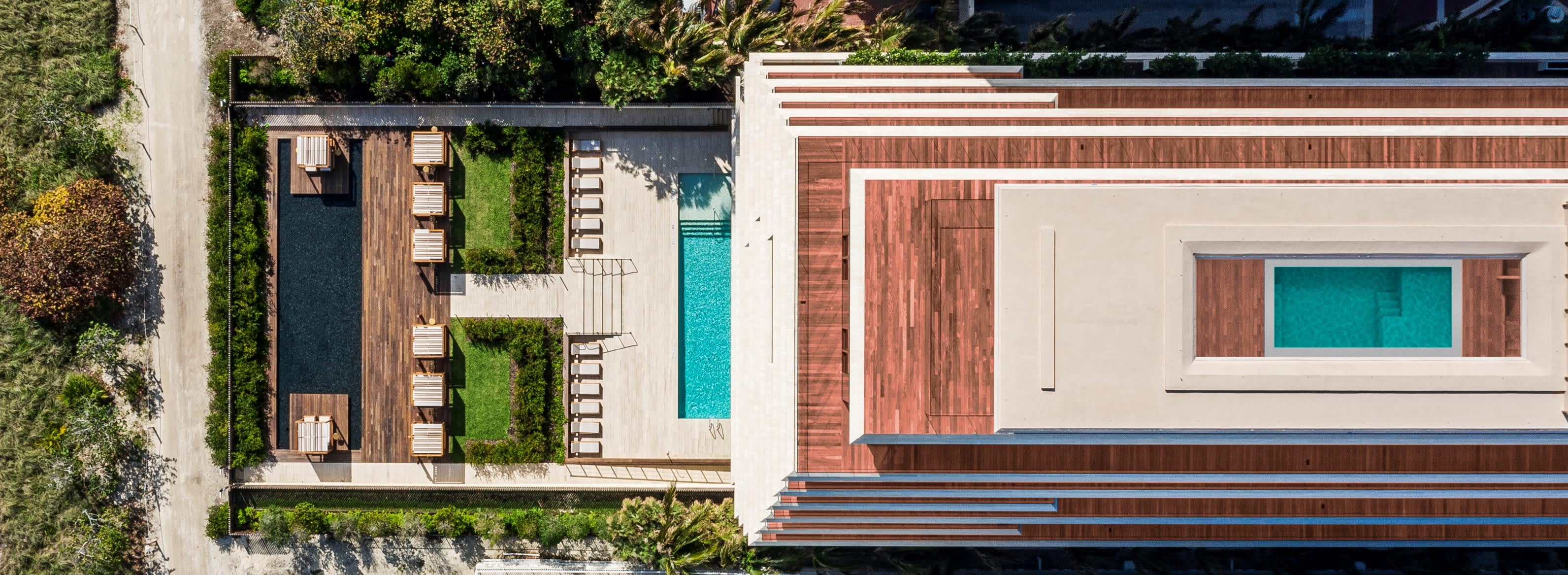 The Arte condominium in the Surfside neighborhood of Miami Beach features 16 luxury units. 