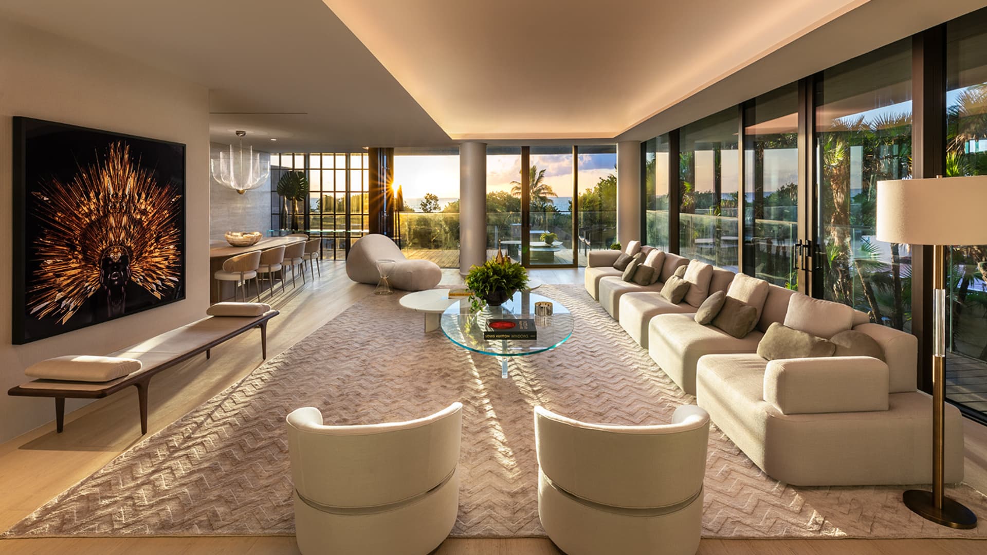 The Arte condominium in the Surfside neighborhood of Miami Beach features 16 luxury units.