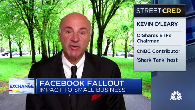 Facebook runs small business in America, says shark Kevin O'Leary