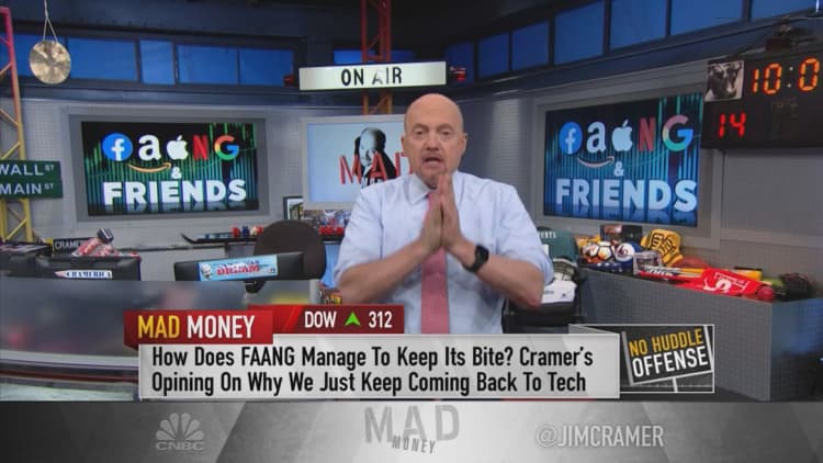 Jim Cramer explains why FAANG stocks have been so resilient