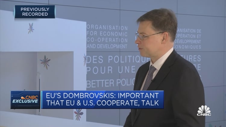 Dombrovskis: Uniform implementation of OECD policies across the EU a priority
