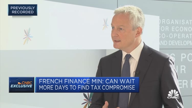 France's Le Maire: EU electricity prices should not be 'dependent anymore on the cost of gas'