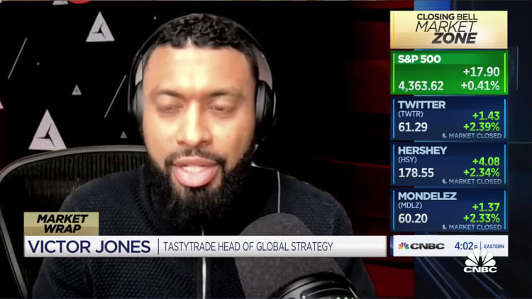 'I don't know that we're out of the woods yet,' says Tastytrade's Victor Jones