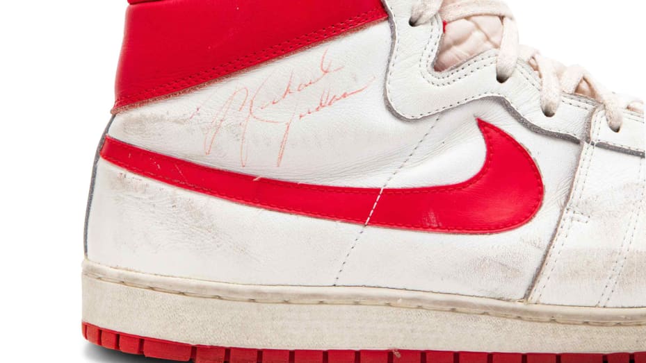 Sneakers Sotheby's Michael Jordan Asta 1984