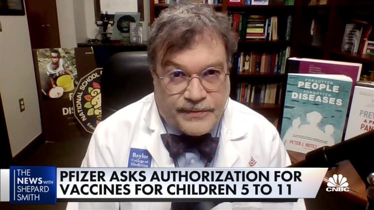 The need for a kid's vaccine is apparent, says Dr. Peter Hotez