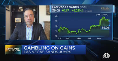 Vegas, baby! Options traders bet big on casino stock