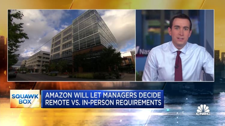 Amazon to let managers decide remote vs. in-person requirements