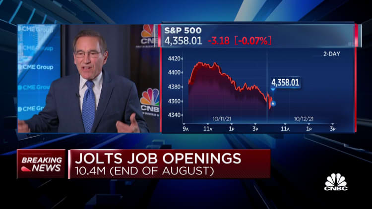 August JOLTS data shows 10.4 million job openings