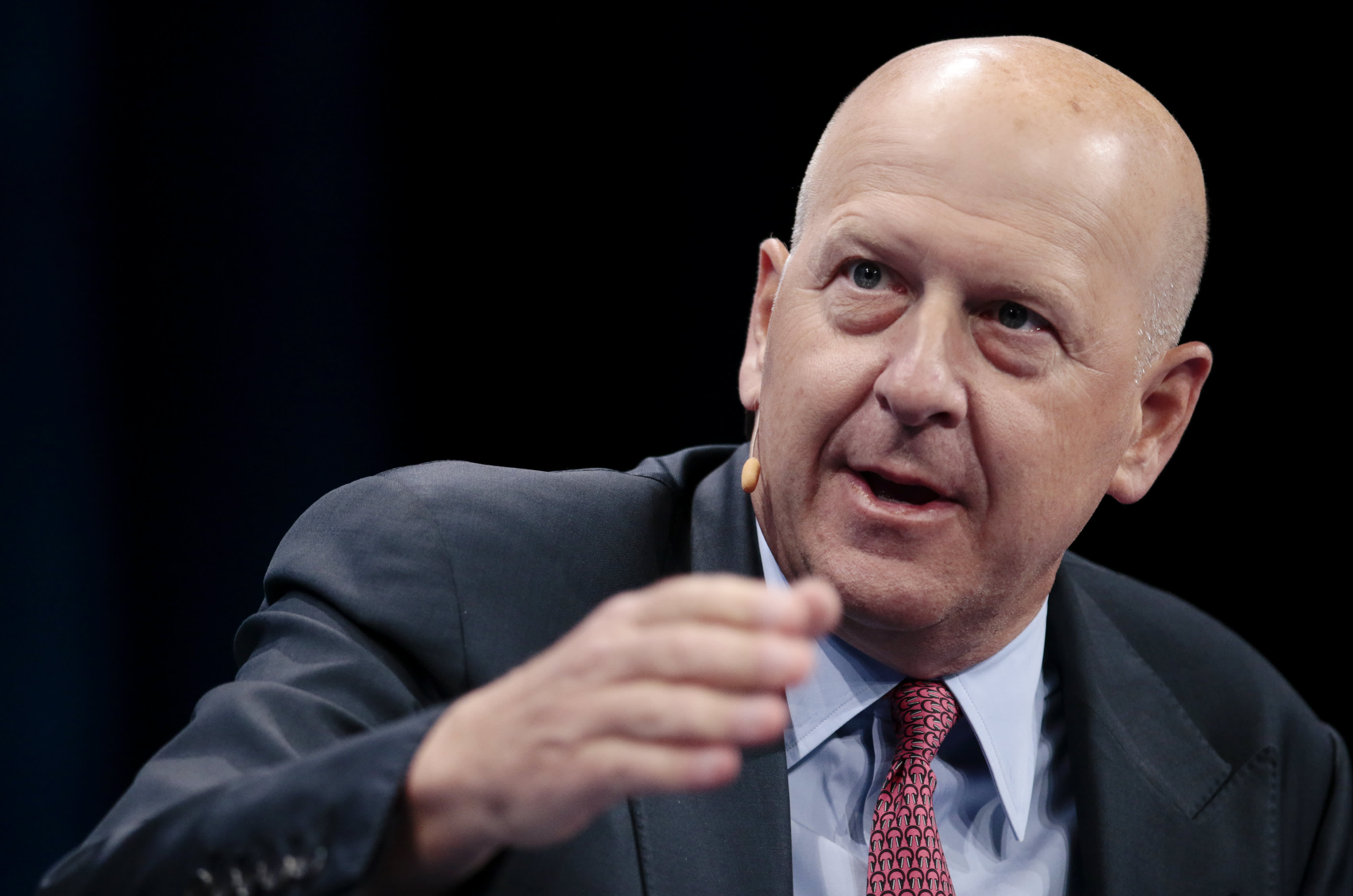 Goldman's David Solomon says 'our strategy is working' even as stock lags peers - CNBC