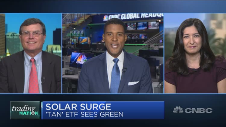 Solar stocks surge — Traders compare the group with broader energy sector