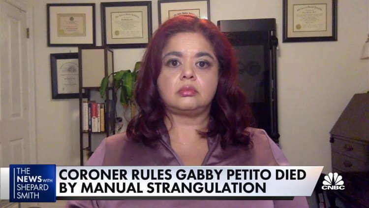 Forensic pathologist on the coroner's report in death of Gabby Petito