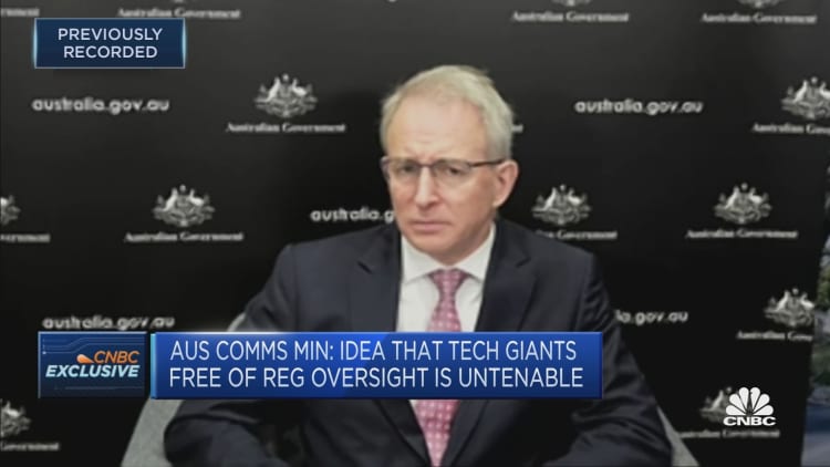 Australia plans to continue regulating social media platforms, communication minister says