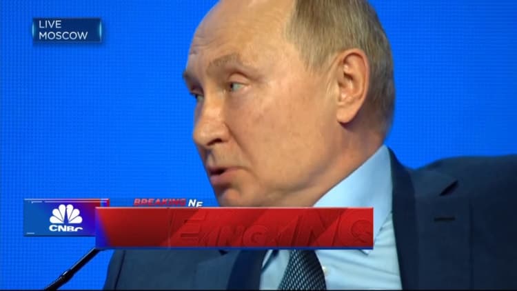 Putin: Russia is not using energy as weapon