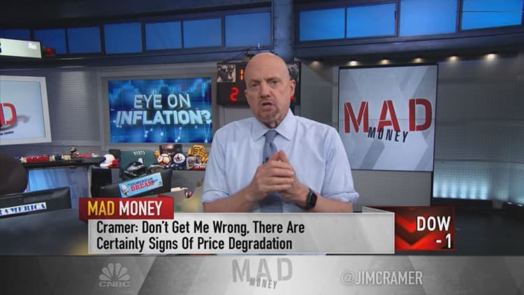 Cramer says the 'seeds of deflation' are being planted in the U.S.