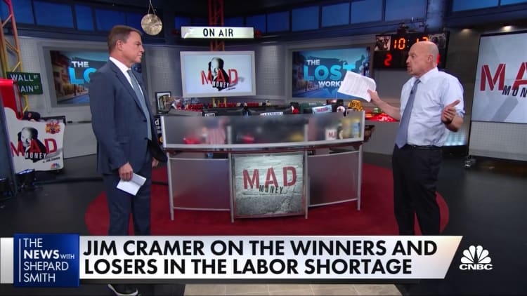 The Lost Workers: Cramer's winners and losers in the current labor shortage