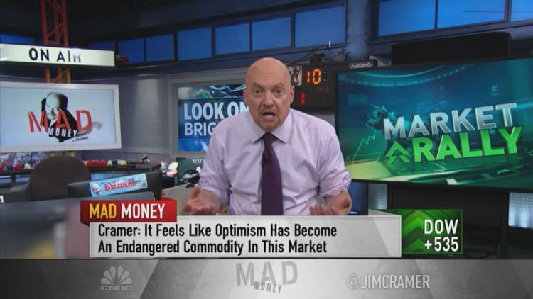 Jim Cramer says it's time for investors to become less cynical on the market