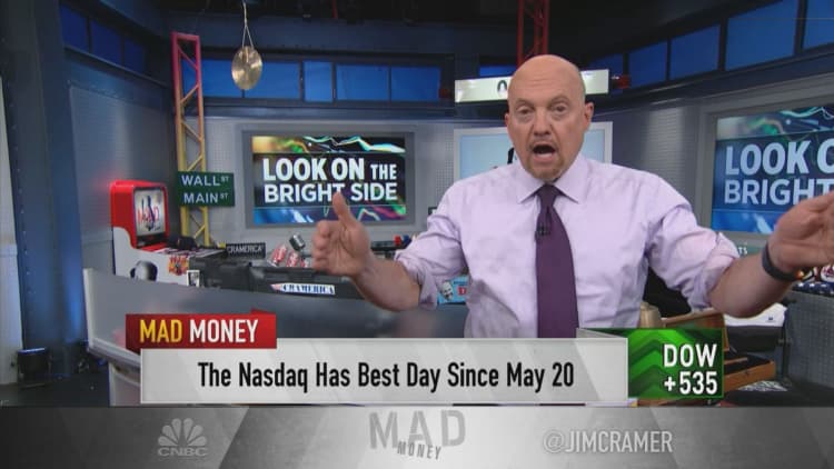 Jim Cramer says he's getting more constructive on stocks, sees reasons for optimism