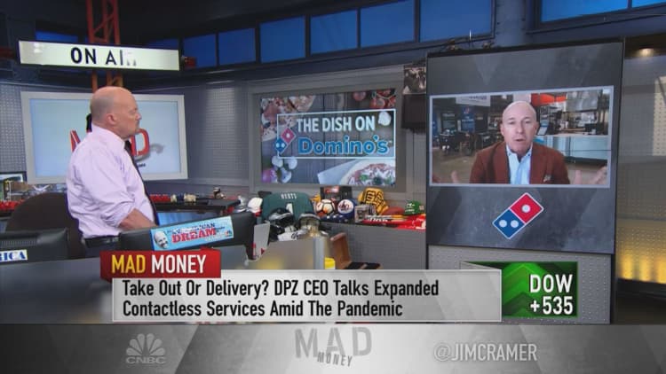 Watch Jim Cramer's full interview with Domino's Pizza CEO Ritch Allison