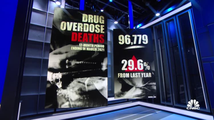 Drug overdose deaths surge during pandemic
