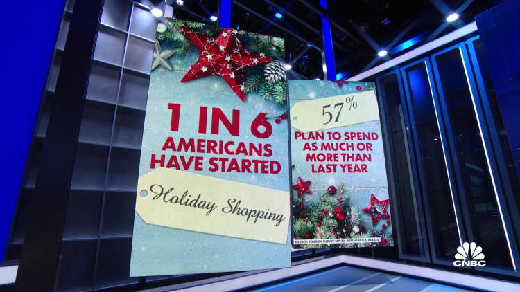 Shoppers getting a head start on the holidays