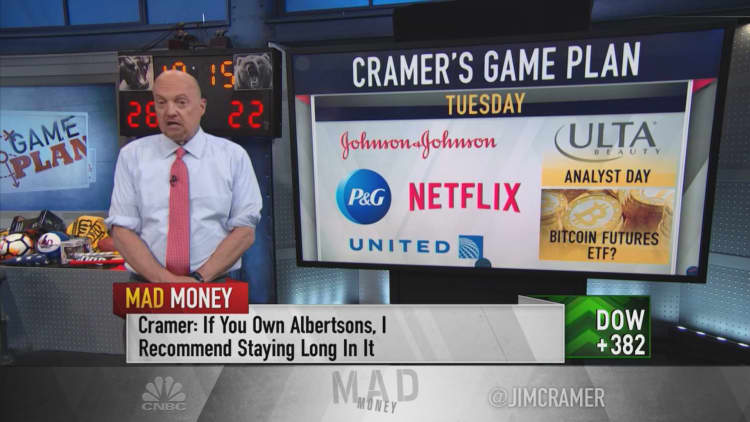 Jim Cramer's game plan for the trading week of Oct. 18