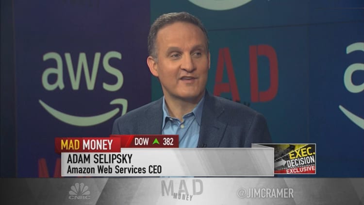 Watch Jim Cramer's full interview with AWS CEO Adam Selipsky