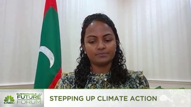 We need 'immediate and large-scale' action to contain global warming, Maldives minister says