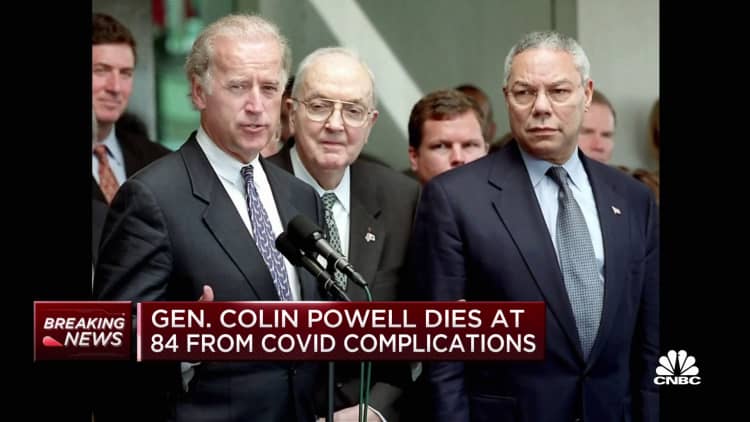 Gen. Colin Powell dies at 84 from Covid-19 complications