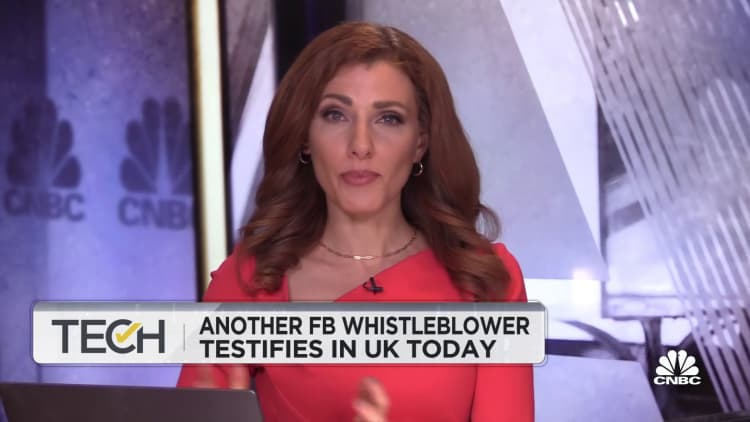 New Facebook whistleblower testifies in U.K.