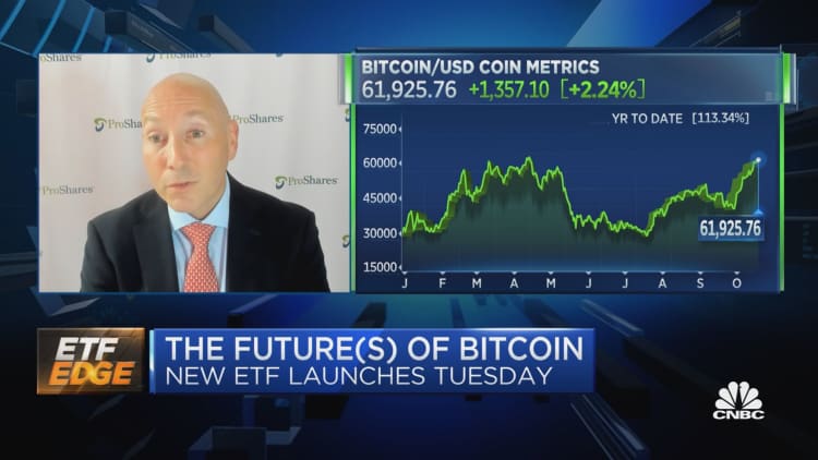 First-ever US bitcoin ETF launches Tuesday. Strategist behind it on what's next