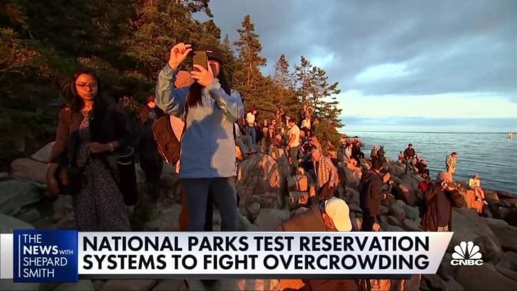 National parks have to deal with overcrowding
