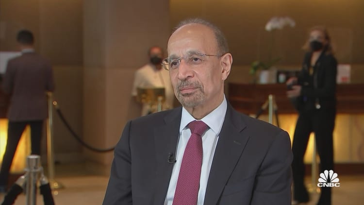 Saudi Investment Minister Khalid al-Falih at Milken Conference