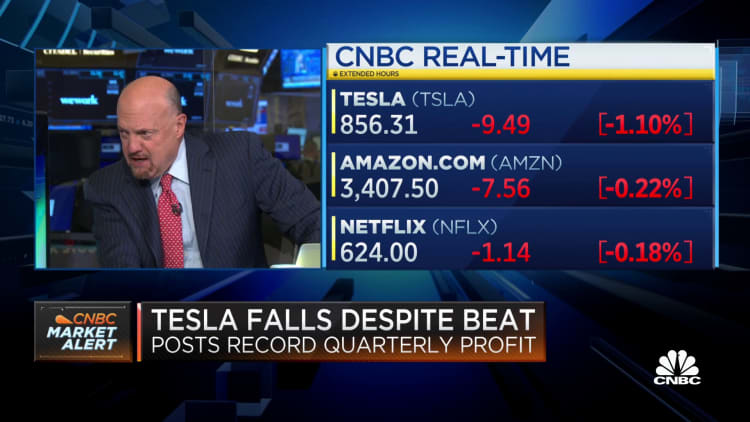 Watch CNBC's full discussion with Jim Cramer, who sees Tesla shares going to $1,000