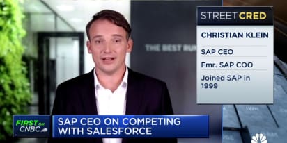 SAP CEO on competition with Salesforce and where the company's headed from here
