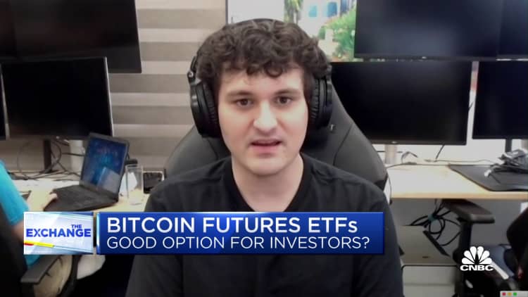 Crypto exchange FTX CEO says bitcoin futures ETF is "huge step forward"