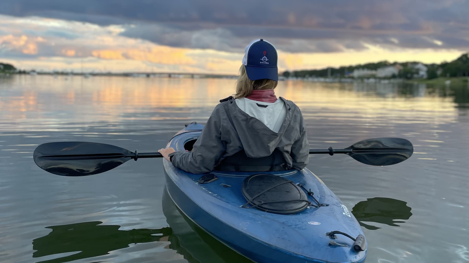 The Wanderlust Group employee Amy Cohan kayaks on one of her Mondays off.
