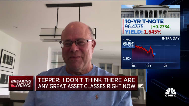 David Tepper: I don't think there's any really great asset classes now