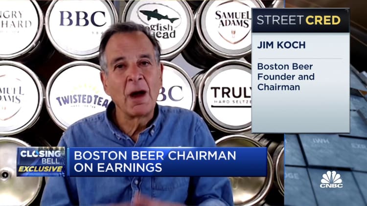 波士顿啤酒首席执行官：硬苏打水不会永远增长坦率地说，我们超买了