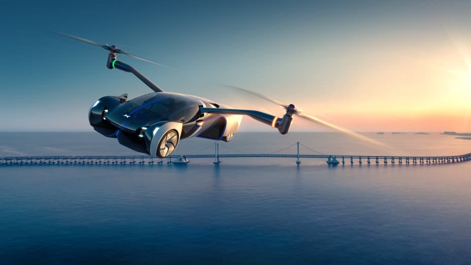 Xpeng touts flying car that can also operate on roads