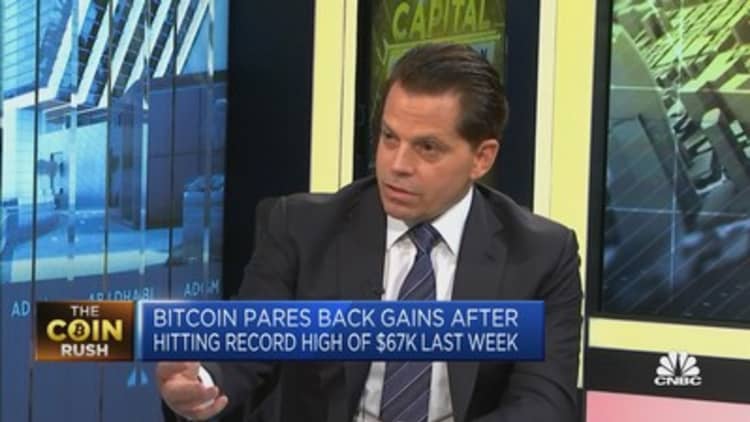 Bitcoin is going to be a 'gigantic asset class,' says Anthony Scaramucci