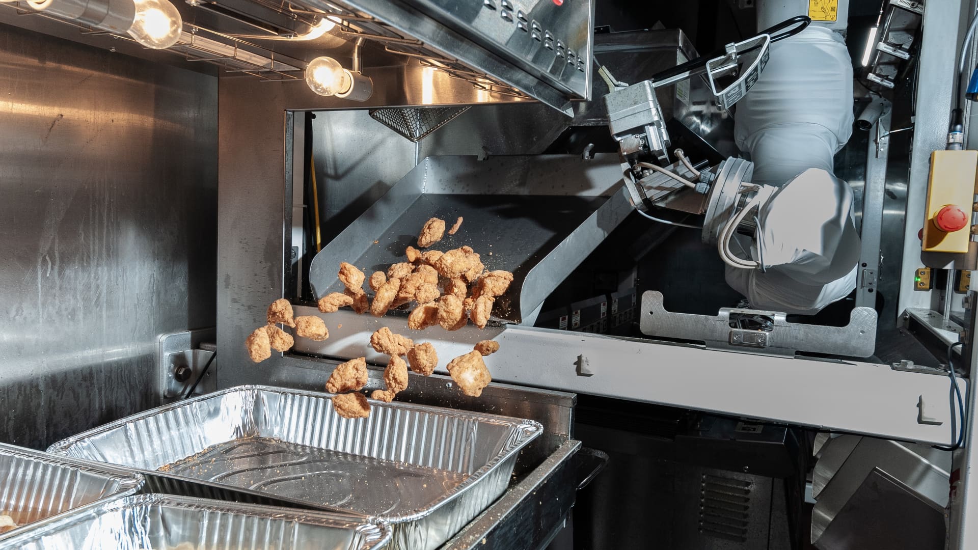 Miso Robotics is working on rolling out a new version of its Flippy bot, tasked with making wings in a fryer.