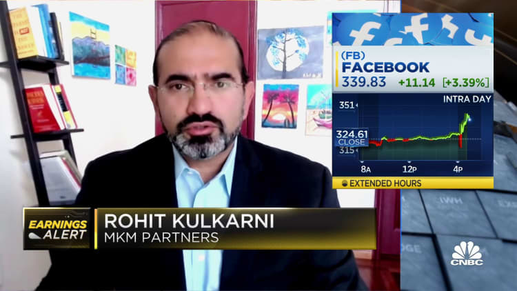MKM Partners' Rohit Kulkarni thinks Facebook is a very good capital allocator