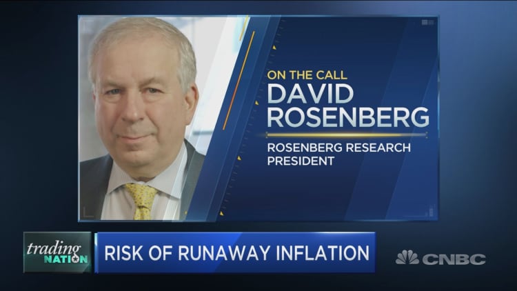 Economist David Rosenberg: Hyperinflation talk is 'totally ridiculous'