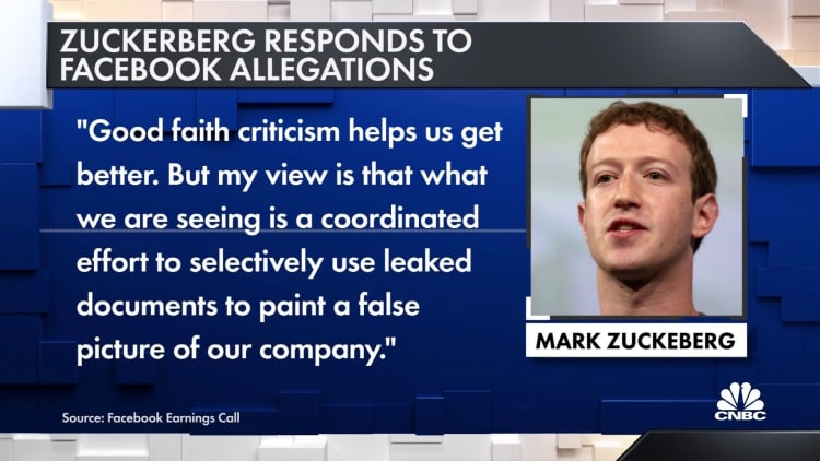 Zuckerberg defensive during earnings call today