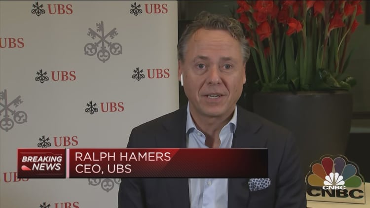 We see continuing momentum and expect to add more clients, UBS CEO says