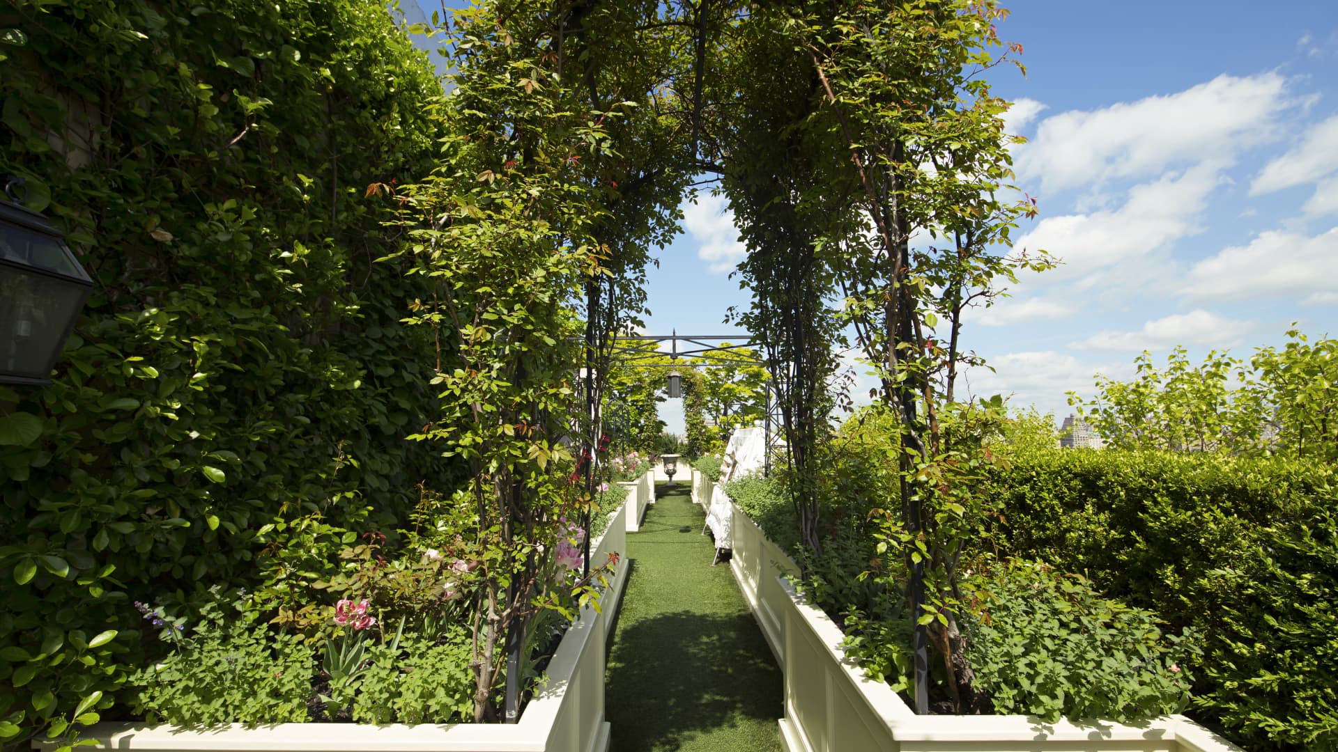 Landscape architect Madison Cox designed the home's outdoor gardens.